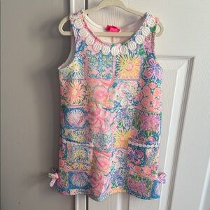 Lilly Pulitzer Pink and Blue Kids Casual Dress